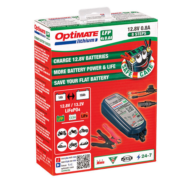 Chargeur Intelligent OptiMate Lithium (0.8 A )||Lithium Smart Charger(0.8 A )