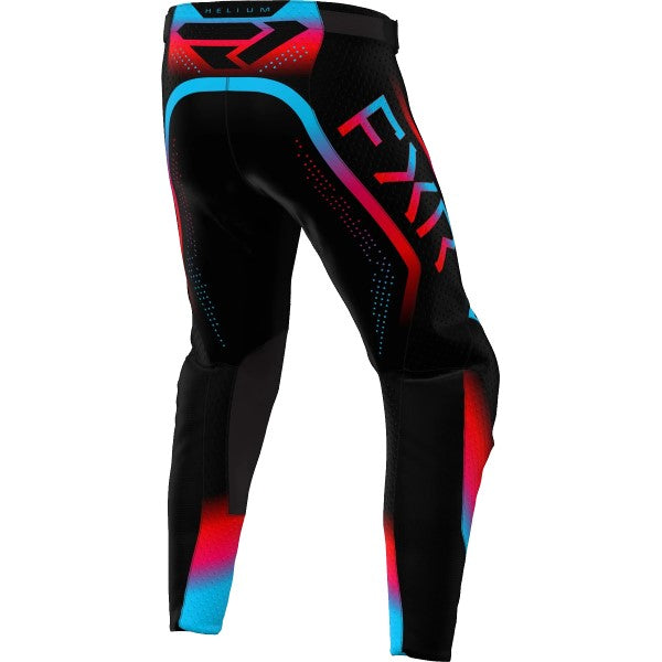 Pantalon de Motocross Helium MX Noir/Rose de derrière