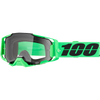 Lunettes de Motocross Armega Lentille Claire 100% Vert/Noir