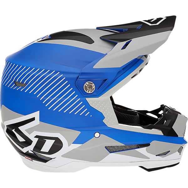 Casque de Motocross ATR-2 Fusion Bleu de gauche