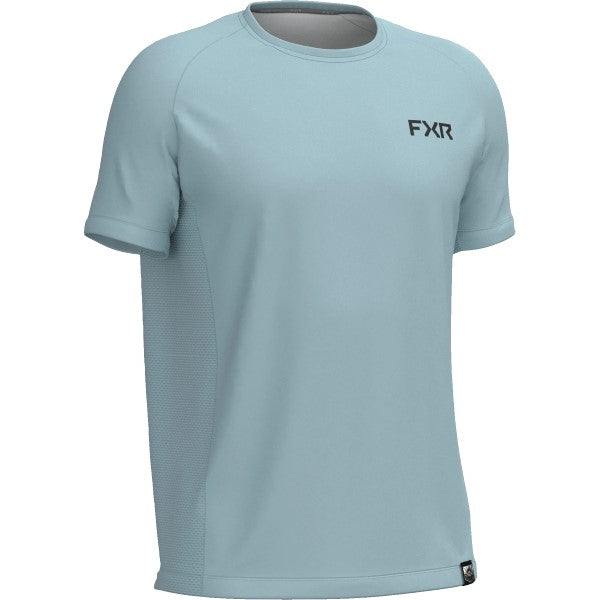 T-Shirt Attack UPF Turquoise de face