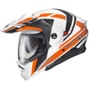 Casque Modulaire de Moto Exo-AT960 Blanc/Orange