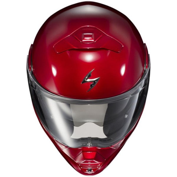 Casque Intégral de Moto Exo-GT930 Transformer Noir/Rouge de dessus