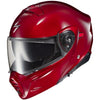 Casque Intégral de Moto Exo-GT930 Transformer Noir/Rouge incliné de droite