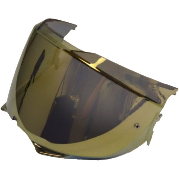 Visière de Moto F100 Or incliné de droite