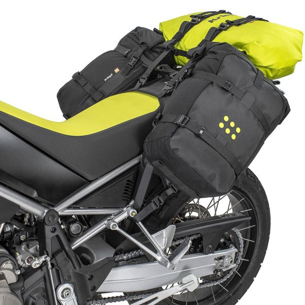 Harnais de Siège de Moto Aprilia Tuareg 660 Noir sacs souples attachés aux trois côtés