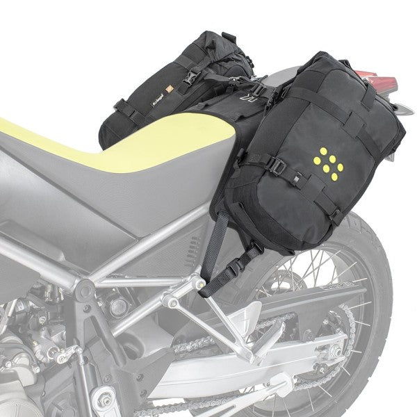 Harnais de Siège de Moto Aprilia Tuareg 660 Noir sacs souples OS-12
