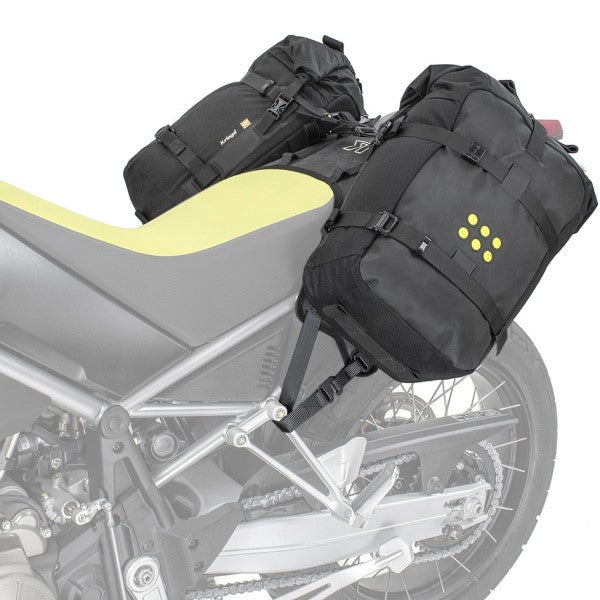 Harnais de Siège de Moto Aprilia Tuareg 660 Noir sacs souples OS-18