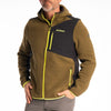 Veste à Capuchon de Motoneige Teton Crest Polaire Olive de face