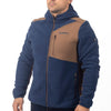 Veste à Capuchon de Motoneige Teton Crest Polaire Bleu Foncé de face