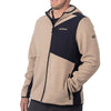 Veste à Capuchon de Motoneige Teton Crest Polaire Noir/Beige de face