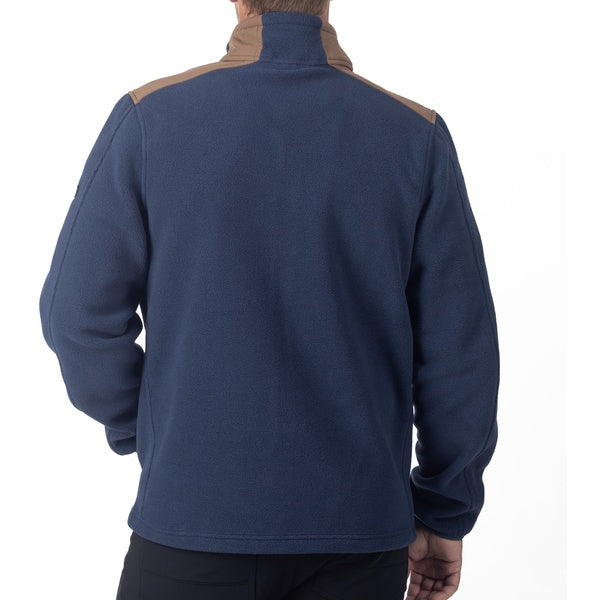 Veste de Motoneige Teton Crest Polaire Bleu, de dos