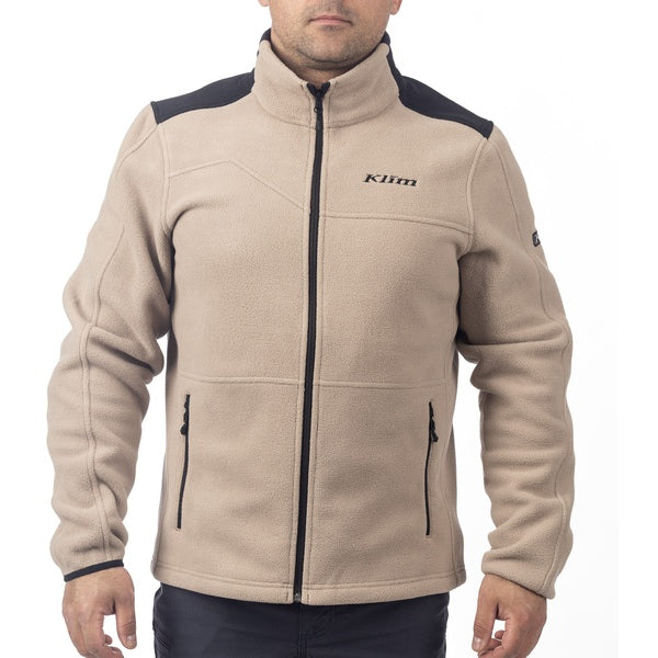 Veste de Motoneige Teton Crest Polaire Beige, de face