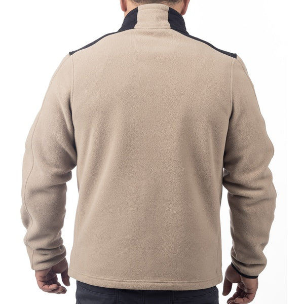 Veste de Motoneige Teton Crest Polaire Beige, de dos