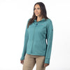 Veste de Motoneige Swan Valley Polaire Femme Turquoise, de face