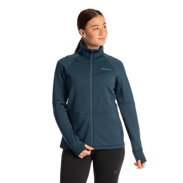 Veste de Motoneige Swan Valley Femme - Liquidation/klim/bleu, de face