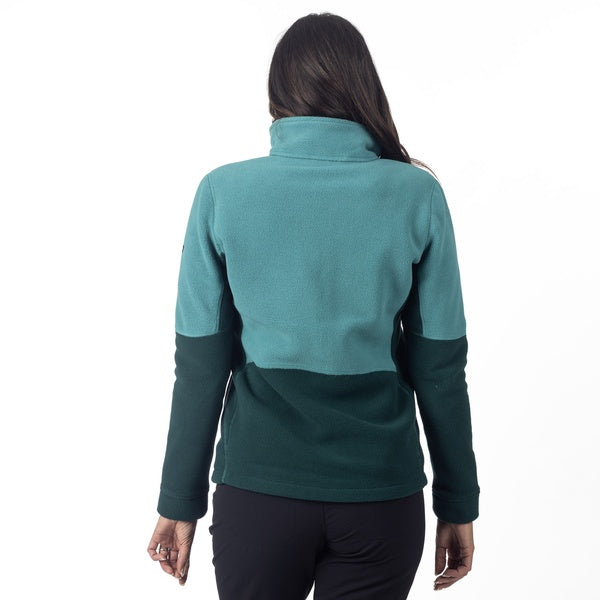 Veste de Motoneige Darby Canyon Polaire Femme /Klim/Vert/Bleu de dos