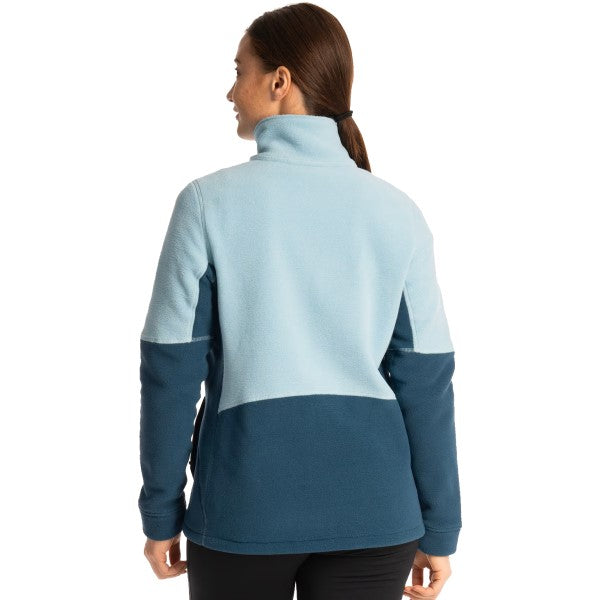 Veste de Motoneige Darby Canyon Polaire Femme Bleu Clair de dos