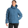 Manteau à Capuchon Pine Haven Femme Bleu de face