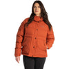 Manteau à Capuchon Pine Haven Femme Orange de face