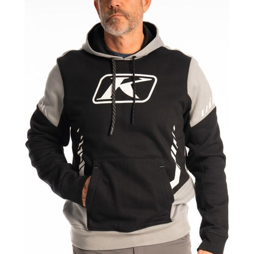 Coton Ouaté Portage Noir/Gris de face