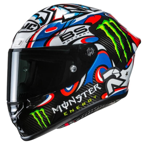 Casque Intégral de Moto RPHA 1 V2 Carbone Quartraro, côté gauche