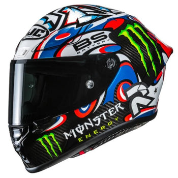 Casque Intégral de Moto RPHA 1 V2 Carbone Quartraro, côté gauche