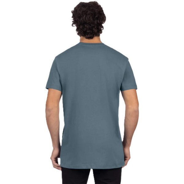 T-Shirt Moto Premium Bleu, Dos