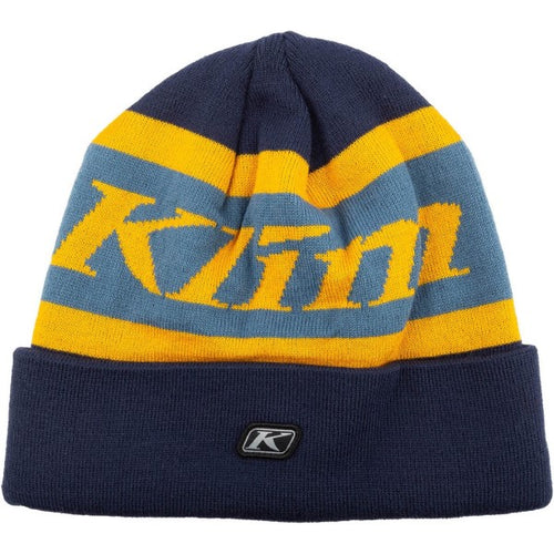 Tuque Belmont Point Bleu/Jaune de face