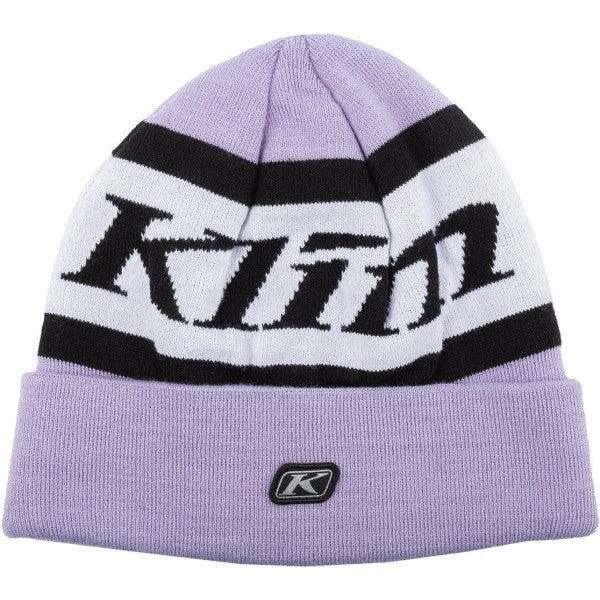 Tuque Belmont Point Mauve/Noir de face