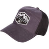 Casquette Wolverine Creek Gris/Noir incliné de face