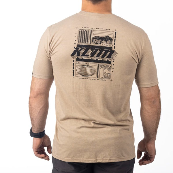 T-Shirt Tri-Blend Vision Beige de dos