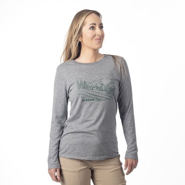 Chandail Haven Tri-Blend Femme/Klim, gris , de face