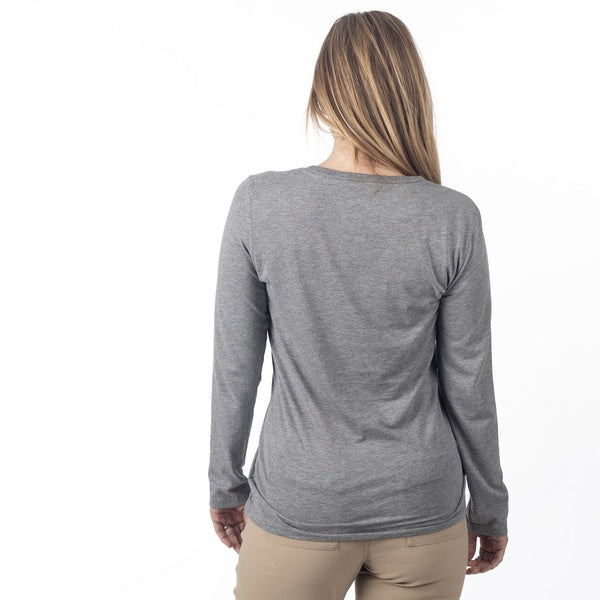 Chandail Haven Tri-Blend Femme/Klim, gris , de dos