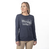 Chandail Haven Tri-Blend Femme/Klim, bleu, de face