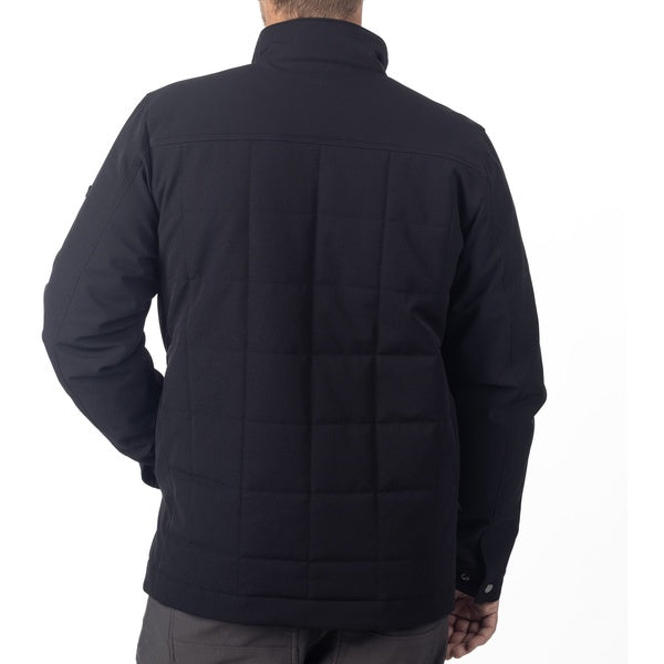 Manteau Saddleback Noir, de dos