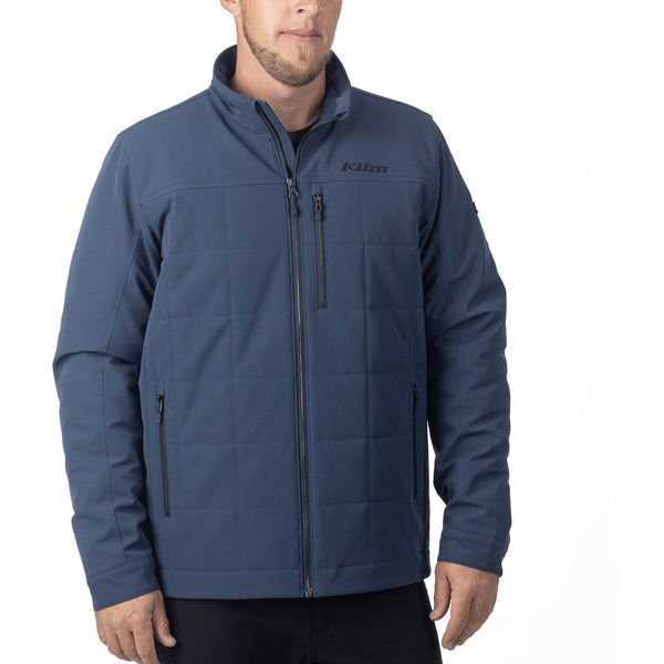 Manteau Saddleback Bleu, de face
