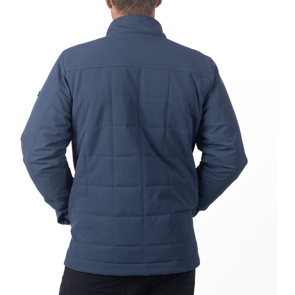 Manteau Saddleback Bleu, de dos