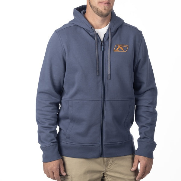 Coton Ouaté Lost River Bleu, de face