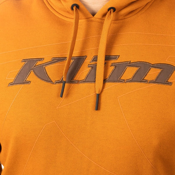 Coton Ouaté Glens Peak Brun/Orange logo Klim