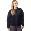 Manteau High Pile Sira Femme Noir de face
