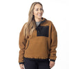 Coton Ouaté Sira High Pile Femme/Klim/brun, de face