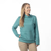 Coton Ouaté Catlin Peak Femme/Klim/vert/bleu, de face