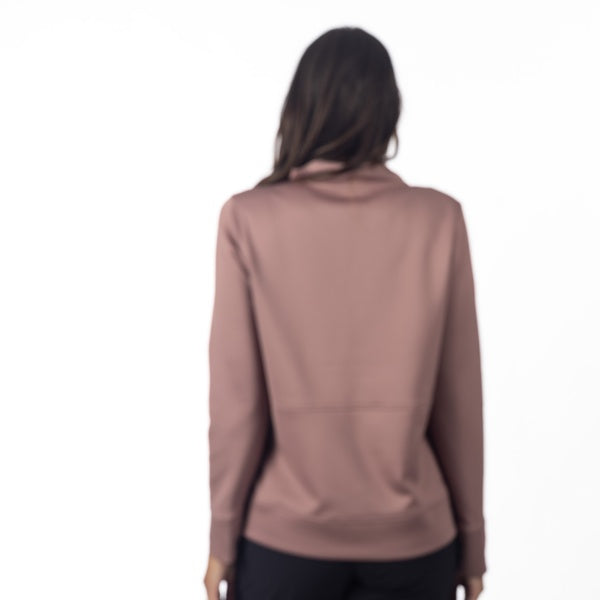 Coton Ouaté Catlin Peak Femme/Klim/mauve, de dos