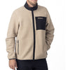 Manteau High Pile Beige, de dos