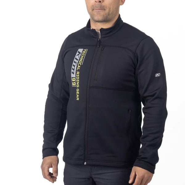 Manteau Inferno Graphic Noir, de face