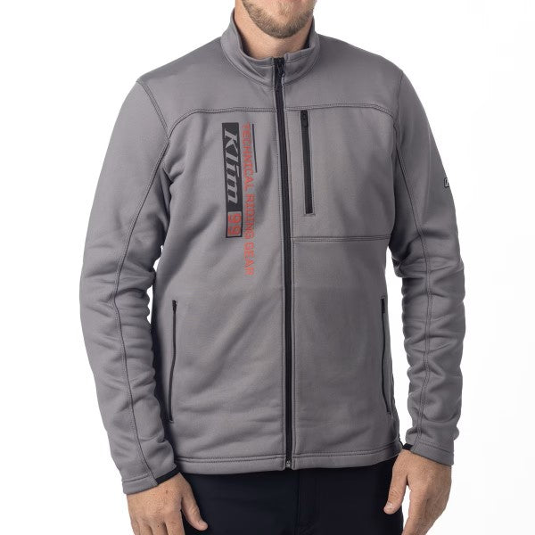 Manteau Inferno Graphic Gris, de face