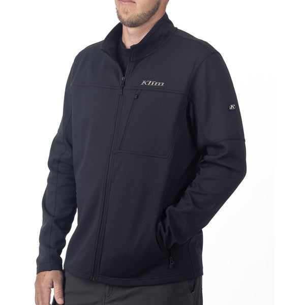 Manteau Bryce Point/Klim/noir, de profil
