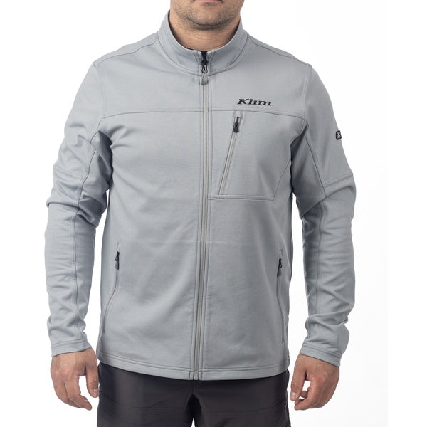Manteau Bryce Point/Klim/gris, de face