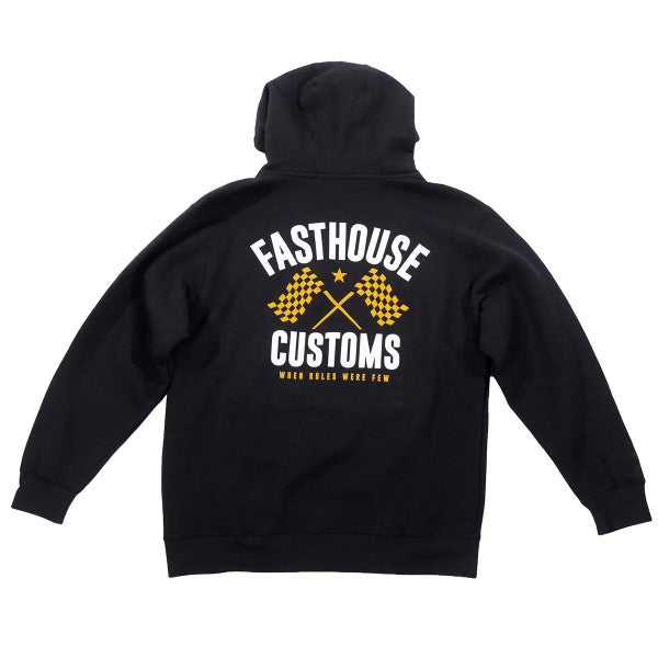Coton Ouaté 68 Trick/Fasthouse/noir, de dos